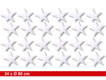 Falt Stern - Groß - Set 24 Avantgarde BLS GmbH, Kopernikusstraße 1, 74670 Forchtenberg; Kontakt: mail@bls.de
