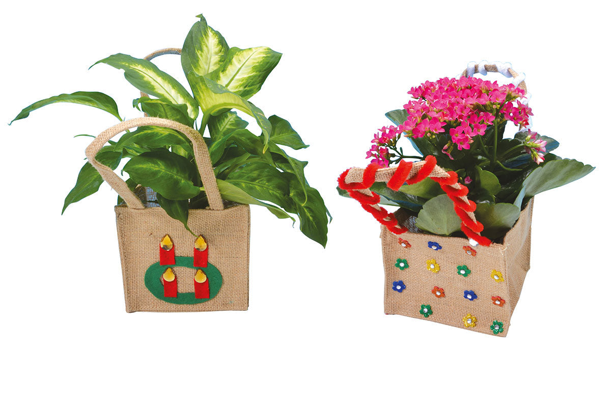 Jute Übertopf Avantgarde BLS GmbH, Kopernikusstraße 1, 74670 Forchtenberg; Kontakt: mail@bls.de