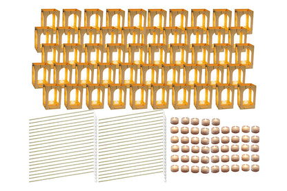 Système de lanternes à brancher - Lot de 50