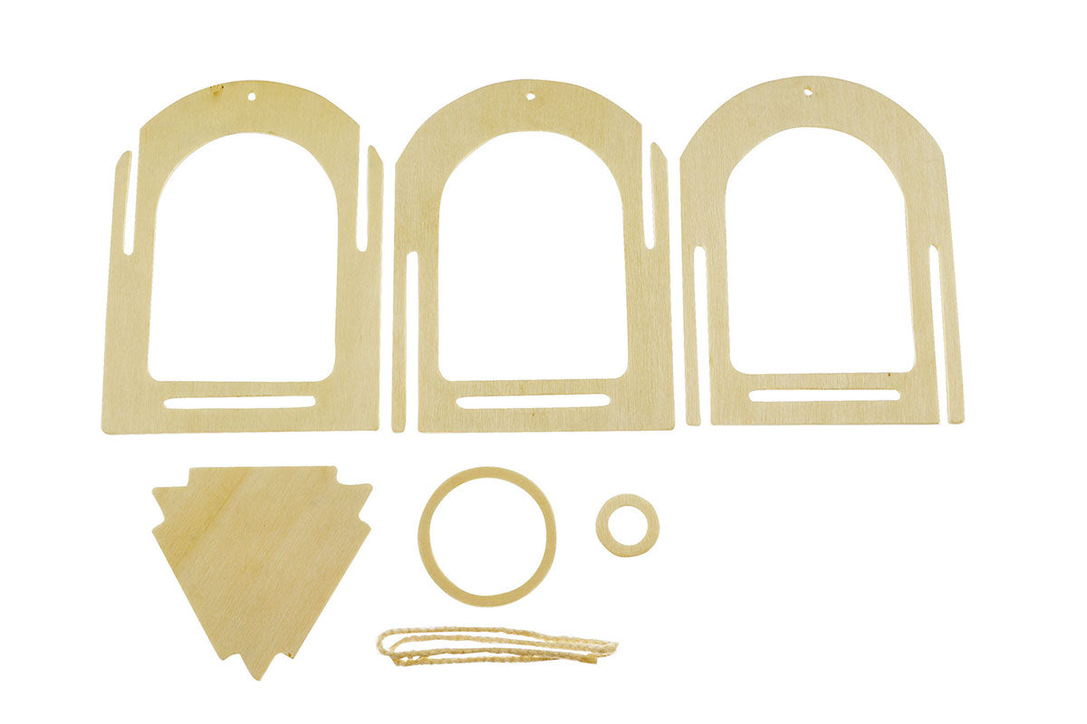 Lanterne en bois - Delta