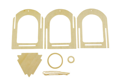 Lanterne en bois - Delta