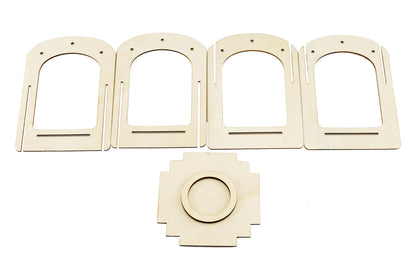 Laterne Holz Stecksystem - einzeln Avantgarde BLS GmbH, Kopernikusstraße 1, 74670 Forchtenberg; Kontakt: mail@bls.de