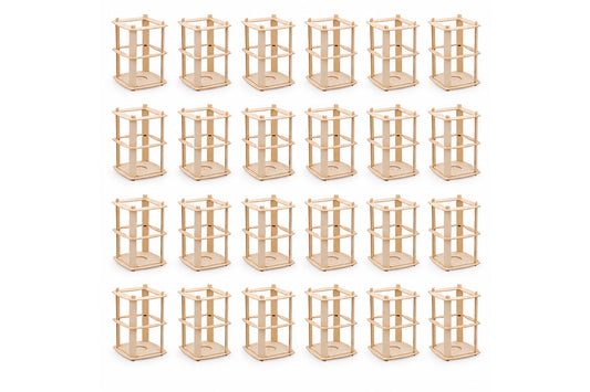 Laterne 4 Eck Stecksystem - Set 24