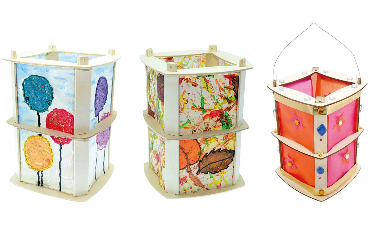 Laterne 4 Eck Stecksystem - Set 24 - CHiLA ...einfach gutes Spielzeug!