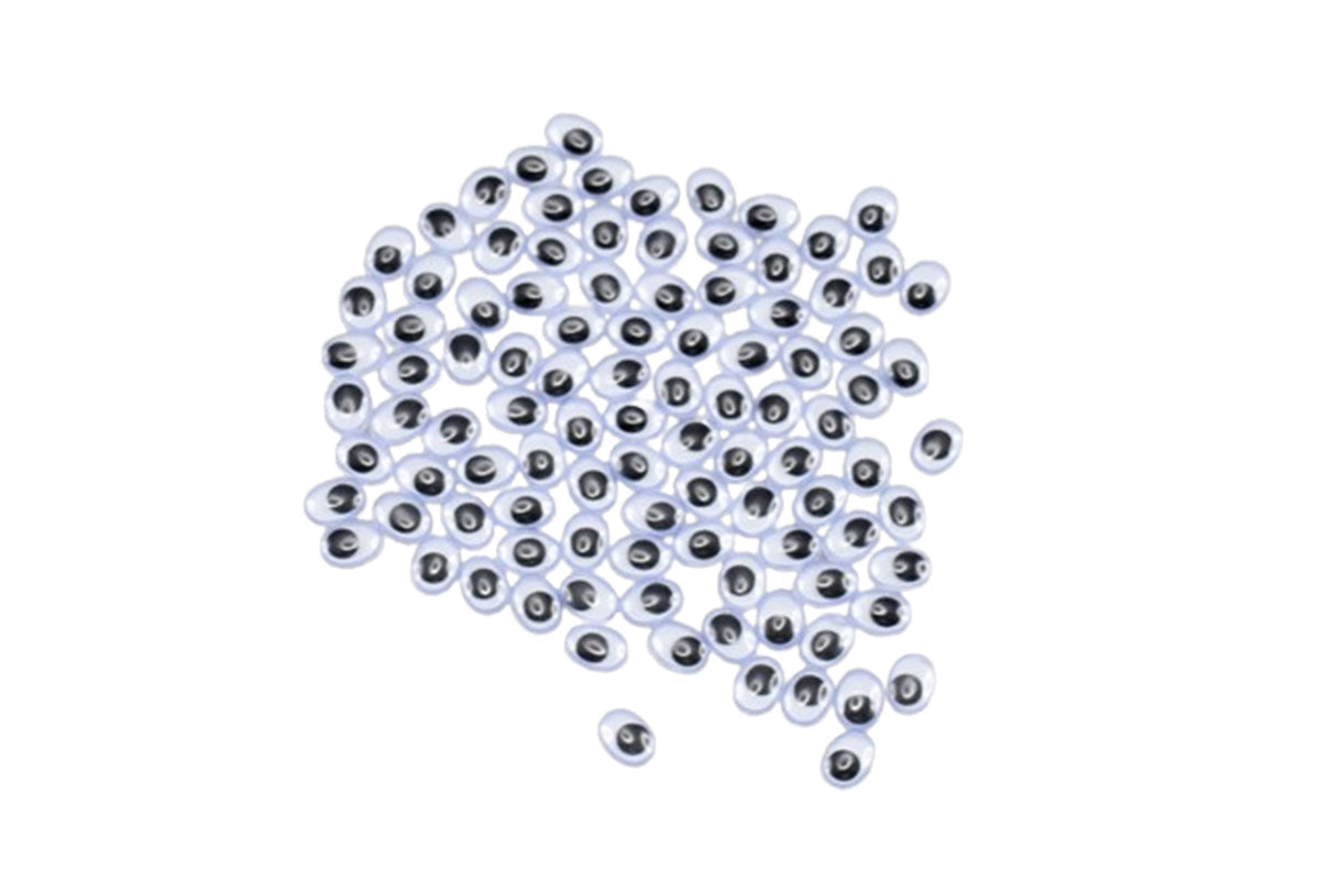 Yeux globuleux ovales - Lot de 100 