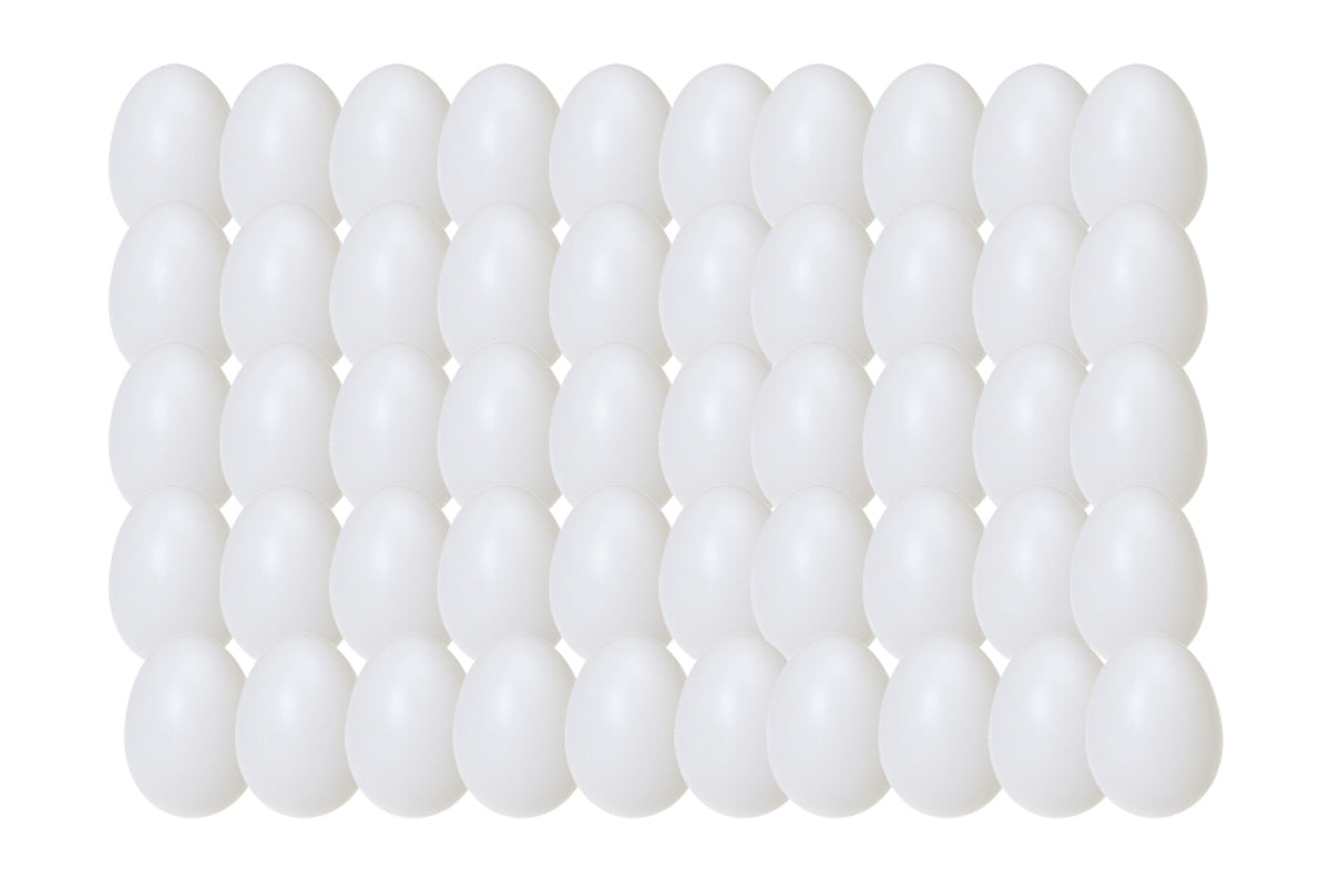 Œufs en plastique - Lot de 50 