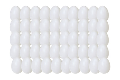 Œufs en plastique - Lot de 50 
