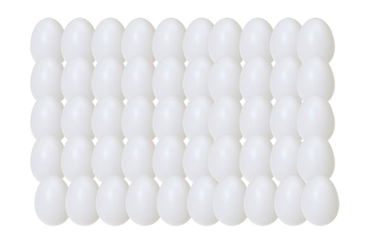 Œufs en plastique - Lot de 50 