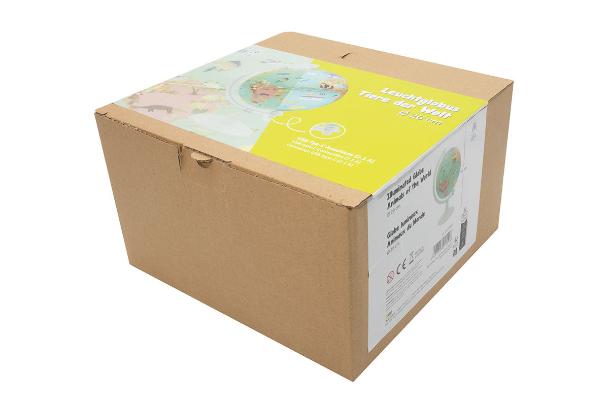 Leuchtglobus - Tiere der Welt daVinci BLS GmbH, Kopernikusstraße 1, 74670 Forchtenberg; Kontakt: mail@bls.de