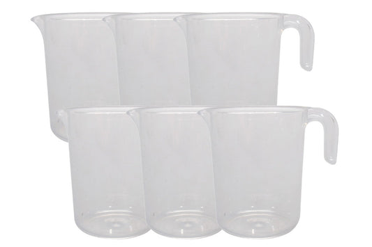 GOWI - Messbecher transparent - Set 6 GOWI® GOWI GmbH, Wertheimweg 12, 8630 Mariazell, Österreich; office@gowi.at