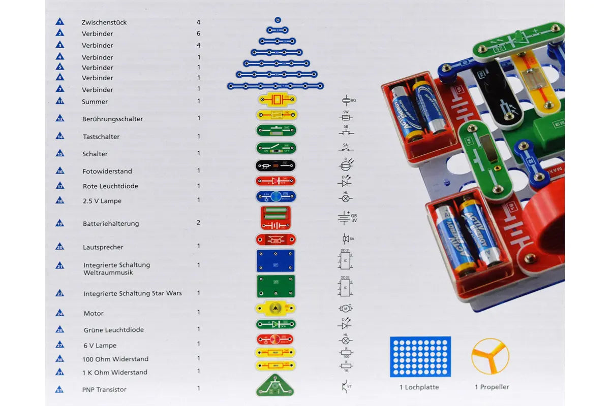 Elektronik Experimentierset im Koffer - CHiLA ...einfach gutes Spielzeug!