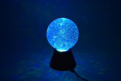 Boule à paillettes magique LED Snoezelen