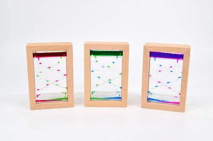 Grand escalier en forme de sablier - bois