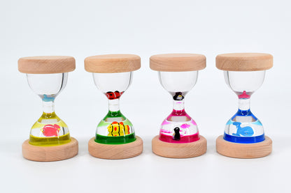 Sablier liquide - bois