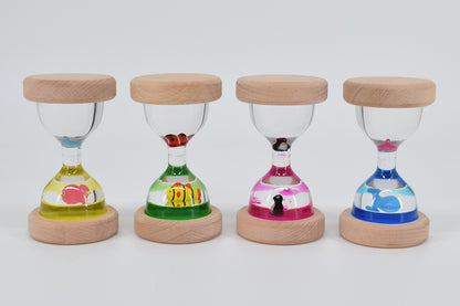 Sablier liquide - bois