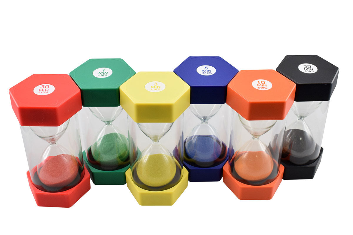 Sabliers standard - Lot de 6