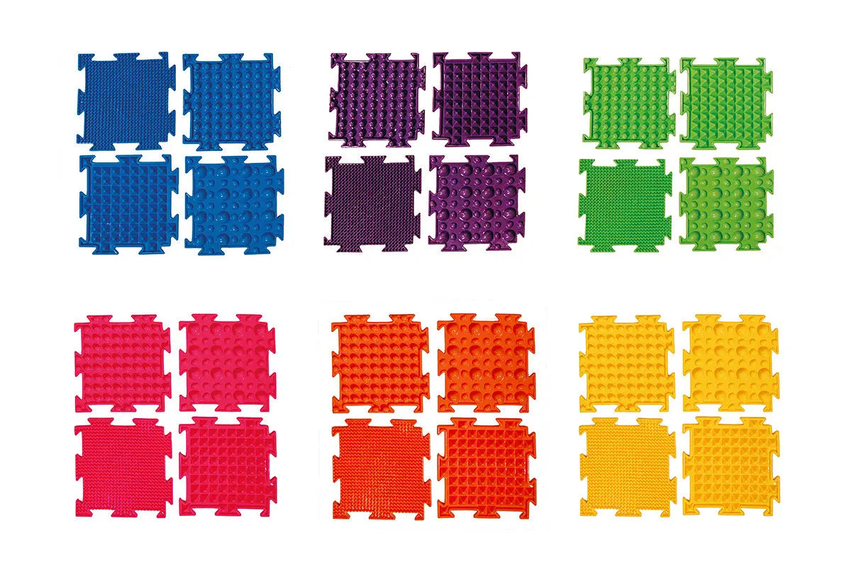 Sensorik Strukturmatten Mini - Set 24 - CHiLA ...einfach gutes Spielzeug!