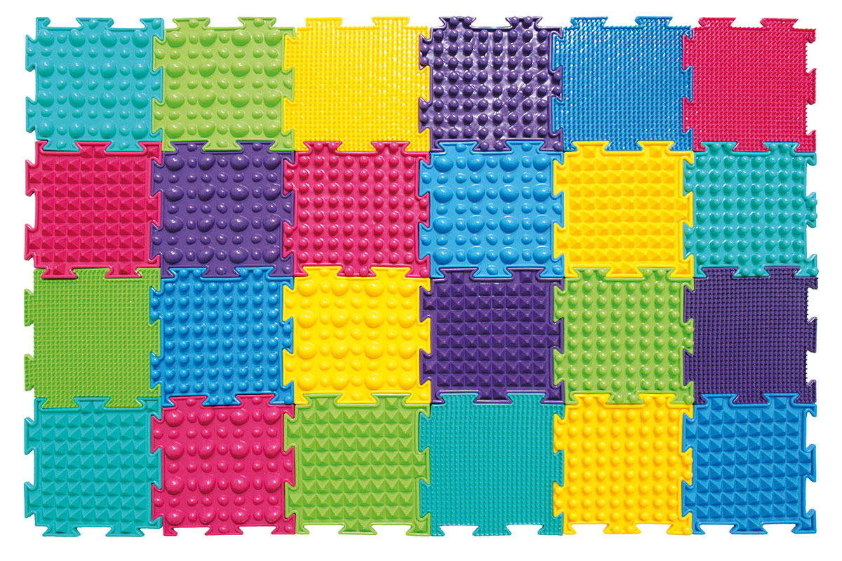 Sensorik Strukturmatten Mini - Set 24 SportFit, BLS GmbH, Kopernikusstraße 1, 74670 Forchtenberg, mail@bls.net