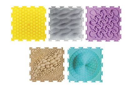 Extension 4 - Ensemble 5 de tapis de structures sensorielles