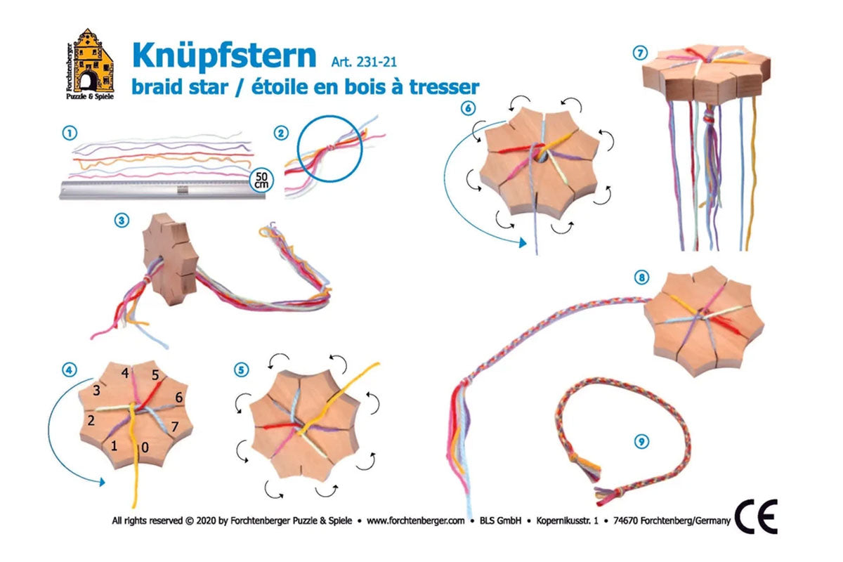 Knüpfstern - Set 4
