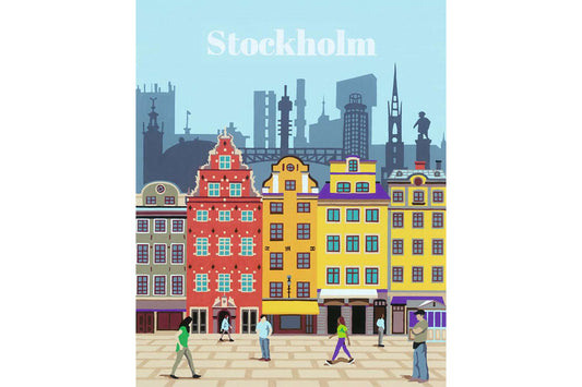 CreArt - Stockholm coloré