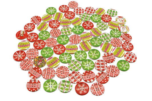 Knöpfe Weihnachtsmotive - 100 g Avantgarde BLS GmbH, Kopernikusstraße 1, 74670 Forchtenberg; Kontakt: mail@bls.de