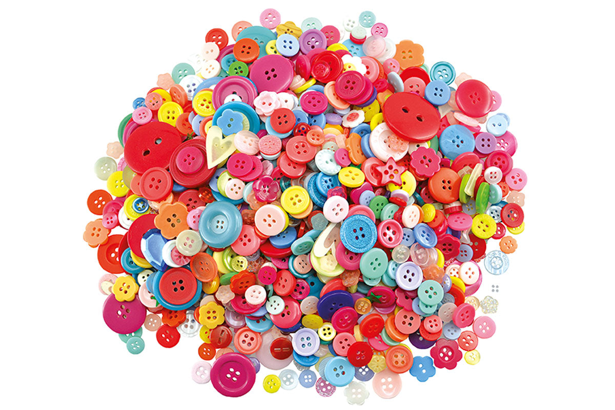 Knöpfe gemischt - 500g Avantgarde BLS GmbH, Kopernikusstraße 1, 74670 Forchtenberg; Kontakt: mail@bls.de