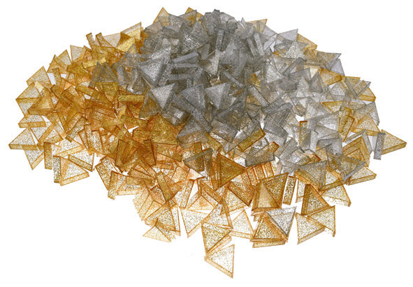 Ecko Große Dreiecke Gold/Silber – Set 500