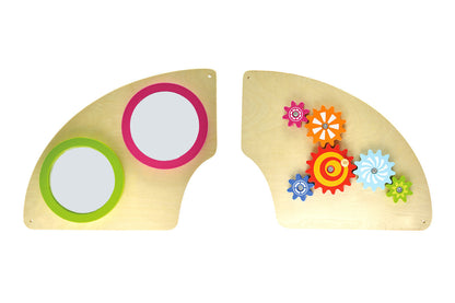 Wandspiel Set - Zahnrad & Spiegel Forchtenberger Puzzle & Spiele BLS GmbH, Kopernikusstraße 1, 74670 Forchtenberg; Kontakt: mail@bls.de