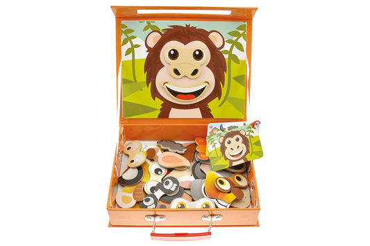 Visages d'animaux amusants - magnétiques 