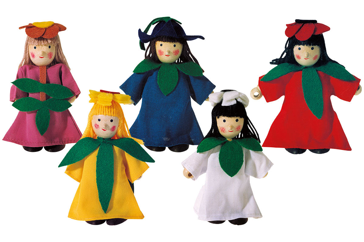 Winzling Biegepuppen Set - Blumenkinder Winzlinge® BLS GmbH, Kopernikusstraße 1, 74670 Forchtenberg; Kontakt: mail@bls.de