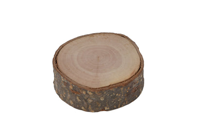 Petite poupée flexible - table en forme de souche d'arbre