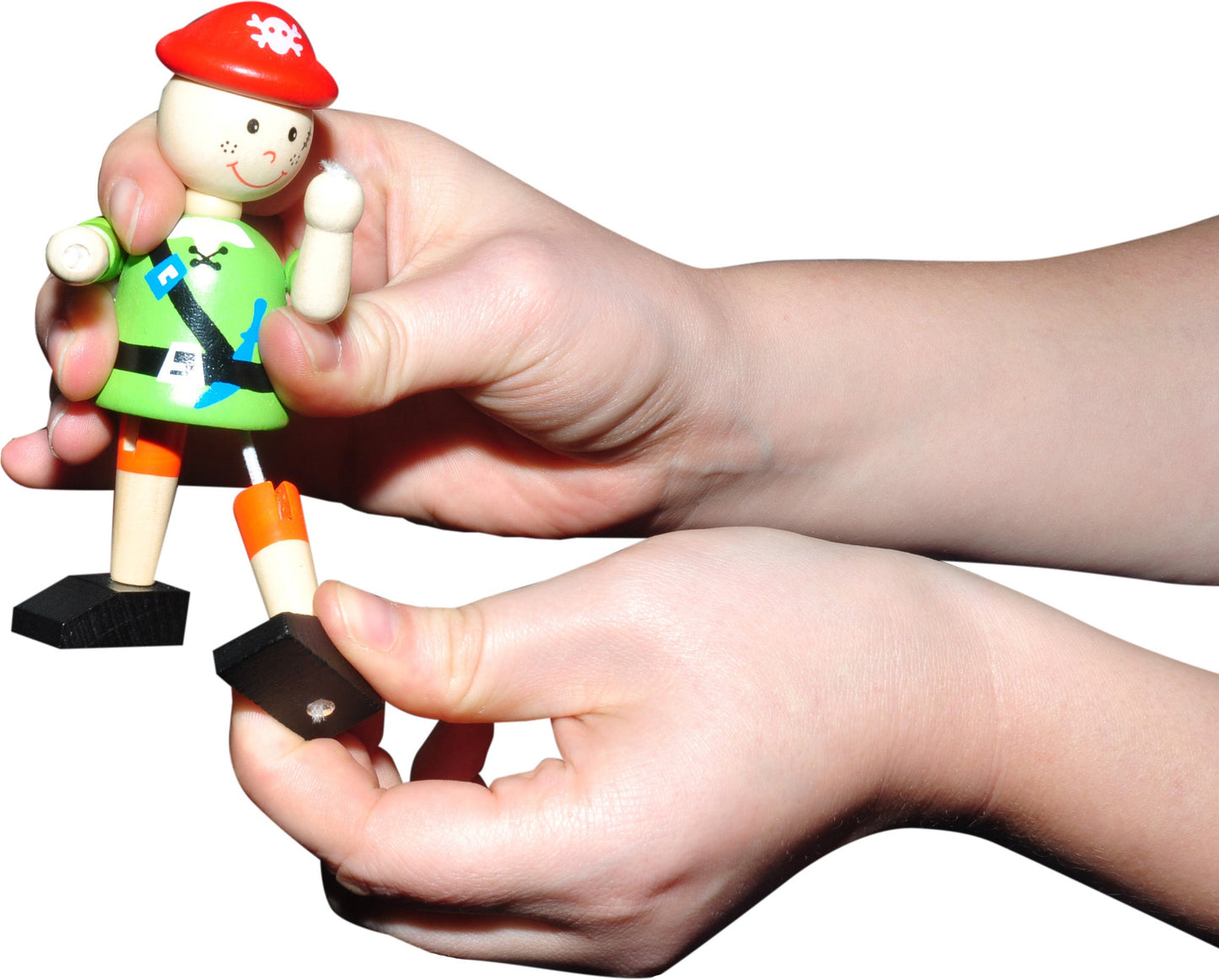 Holz Biegepuppen - Piraten Forchtenberger Puzzle & Spiele BLS GmbH, Kopernikusstraße 1, 74670 Forchtenberg; Kontakt: mail@bls.de