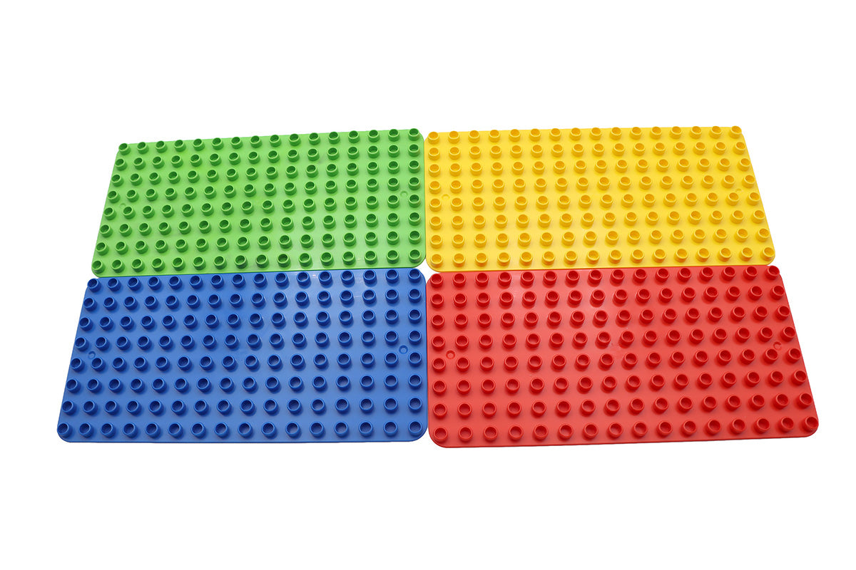 BioBuddi Großbausteine Bauplatte- Set 4