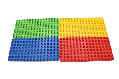 BioBuddi Großbausteine Bauplatte- Set 4