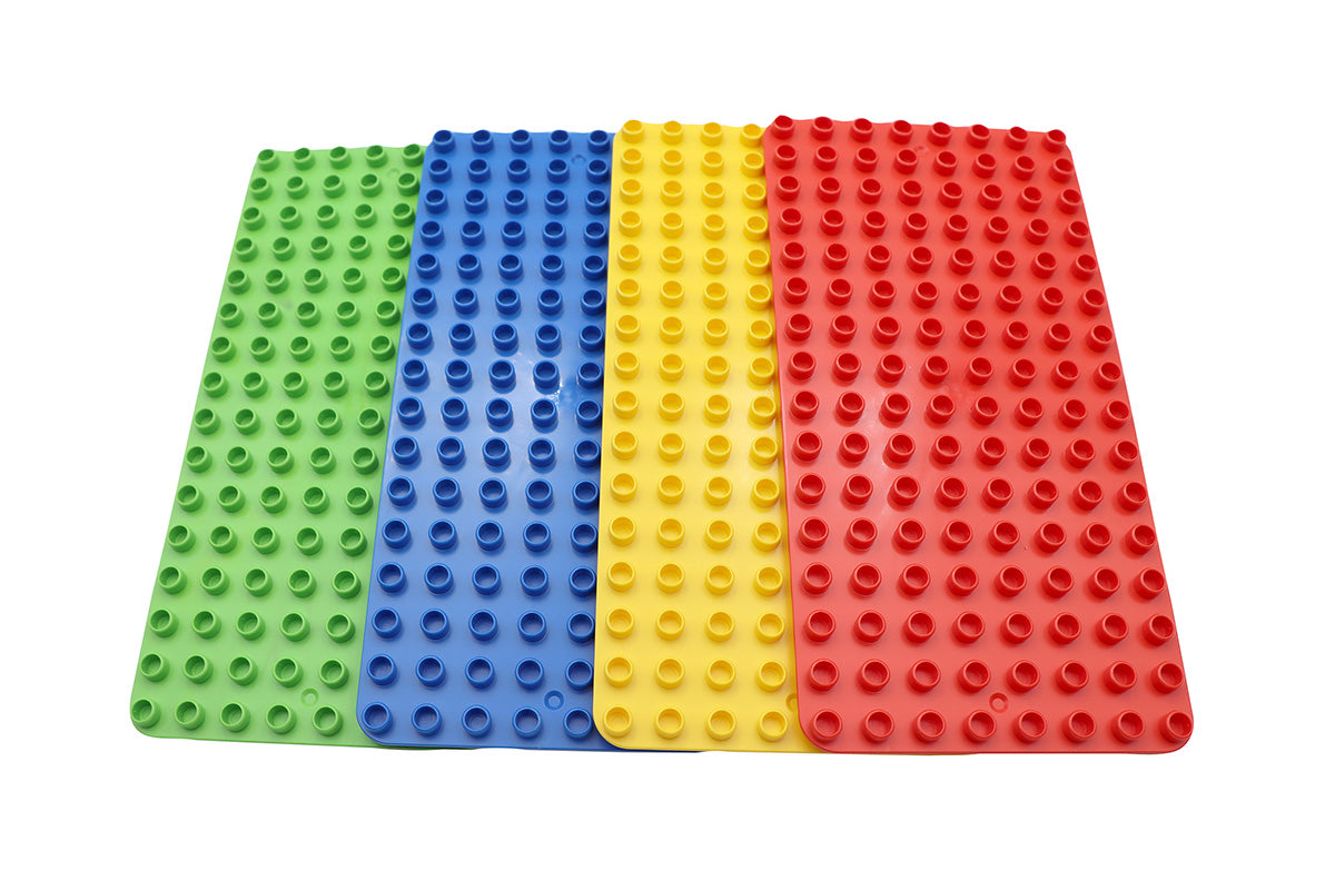 BioBuddi Großbausteine Bauplatte- Set 4
