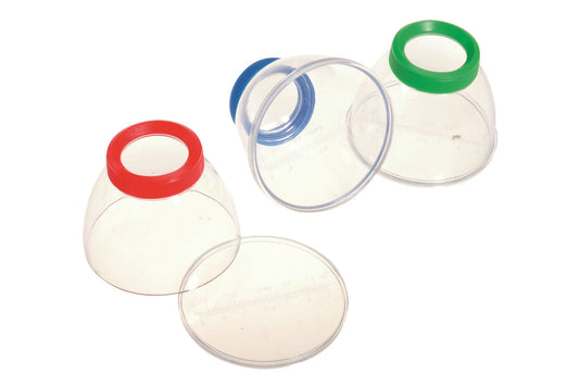 Lupenbecher mit Bodenskala - Set 12 daVinci BLS GmbH, Kopernikusstraße 1, 74670 Forchtenberg; Kontakt: mail@bls.de