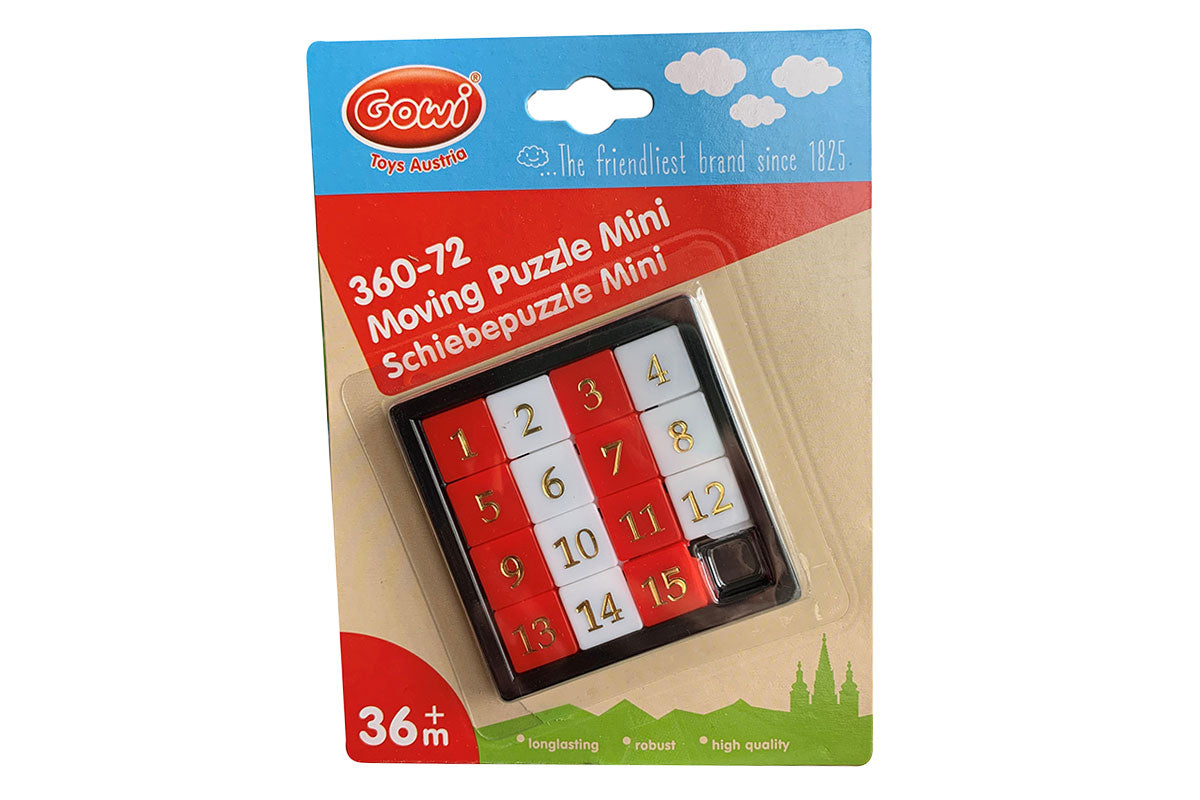 GOWI - Schiebepuzzle - Mini GOWI® GOWI GmbH, Wertheimweg 12, 8630 Mariazell, Österreich; office@gowi.at