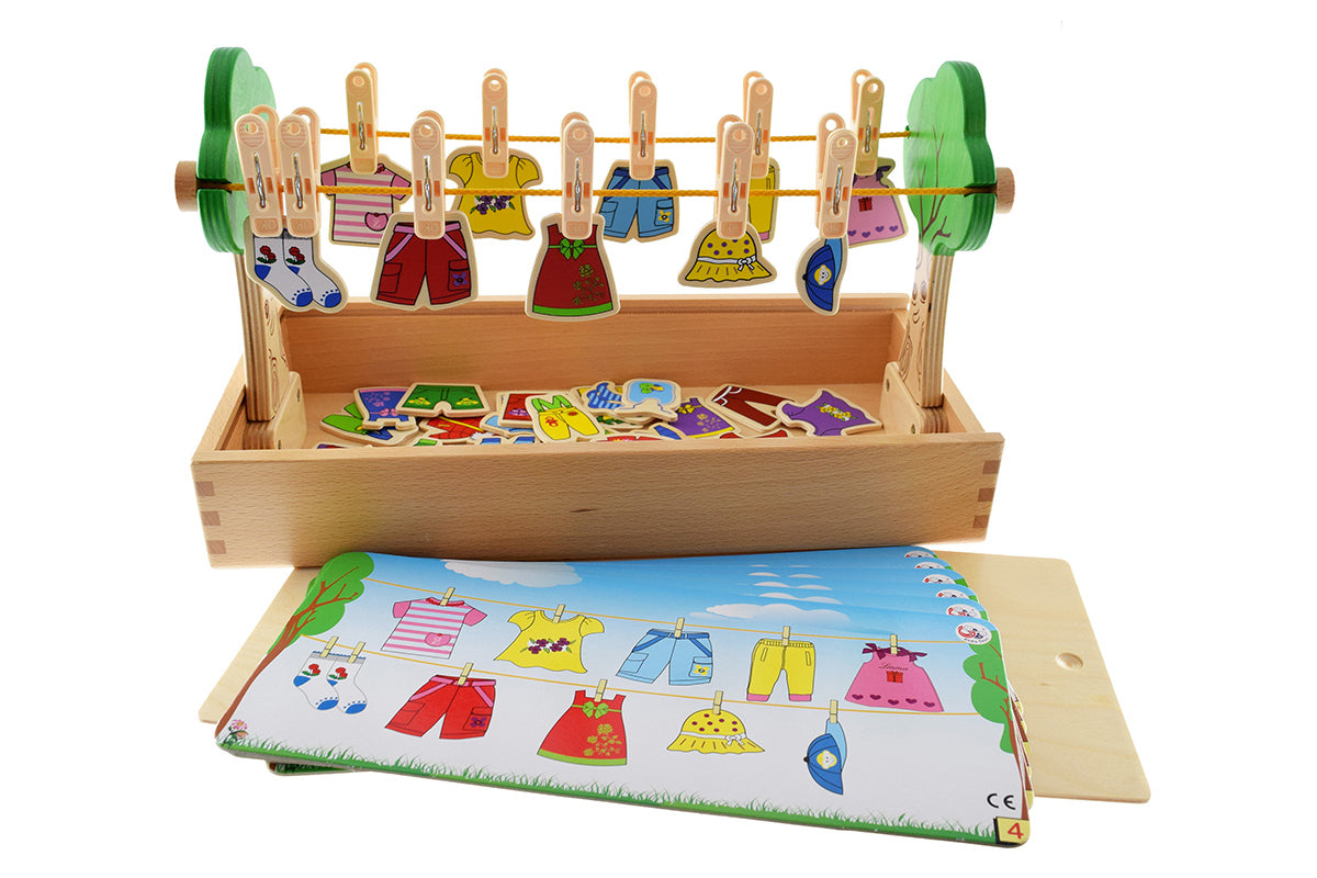 Wäscheleine Spiel Forchtenberger Puzzle & Spiele BLS GmbH, Kopernikusstraße 1, 74670 Forchtenberg; Kontakt: mail@bls.de