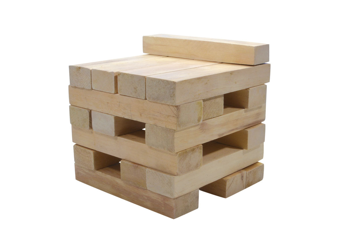 XXL Holzwackelturm Forchtenberger Puzzle & Spiele BLS GmbH, Kopernikusstraße 1, 74670 Forchtenberg; Kontakt: mail@bls.de