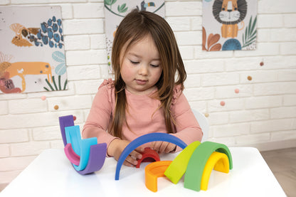 Agrafeuse arc-en-ciel en silicone