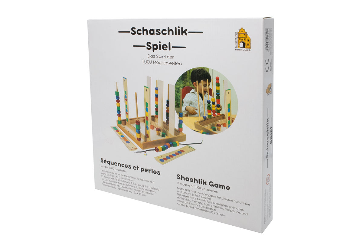 Schaschlikspiel Forchtenberger Puzzle & Spiele BLS GmbH, Kopernikusstraße 1, 74670 Forchtenberg; Kontakt: mail@bls.de