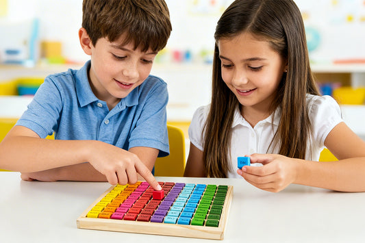 Abaque - La table de multiplication de base