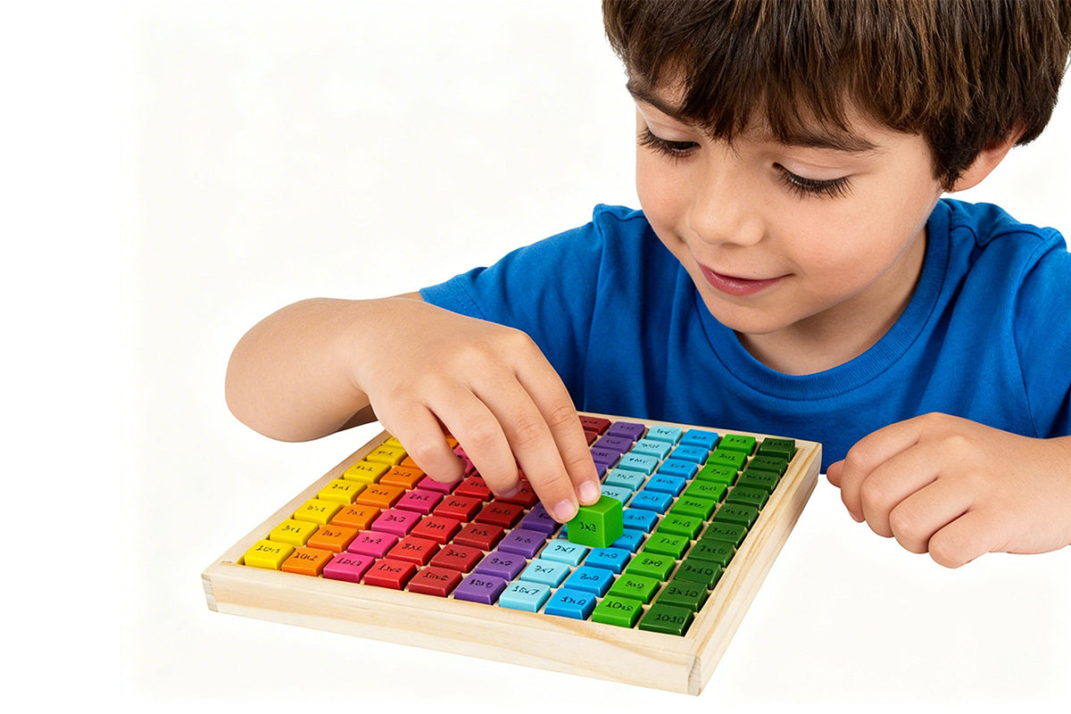 Abaque - La table de multiplication de base