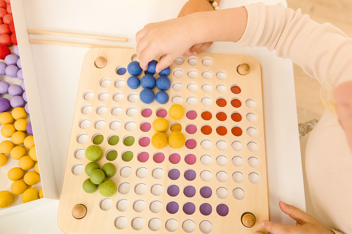 Kugel Sortierspiel 18mm - Set 120 - CHiLA ...einfach gutes Spielzeug!