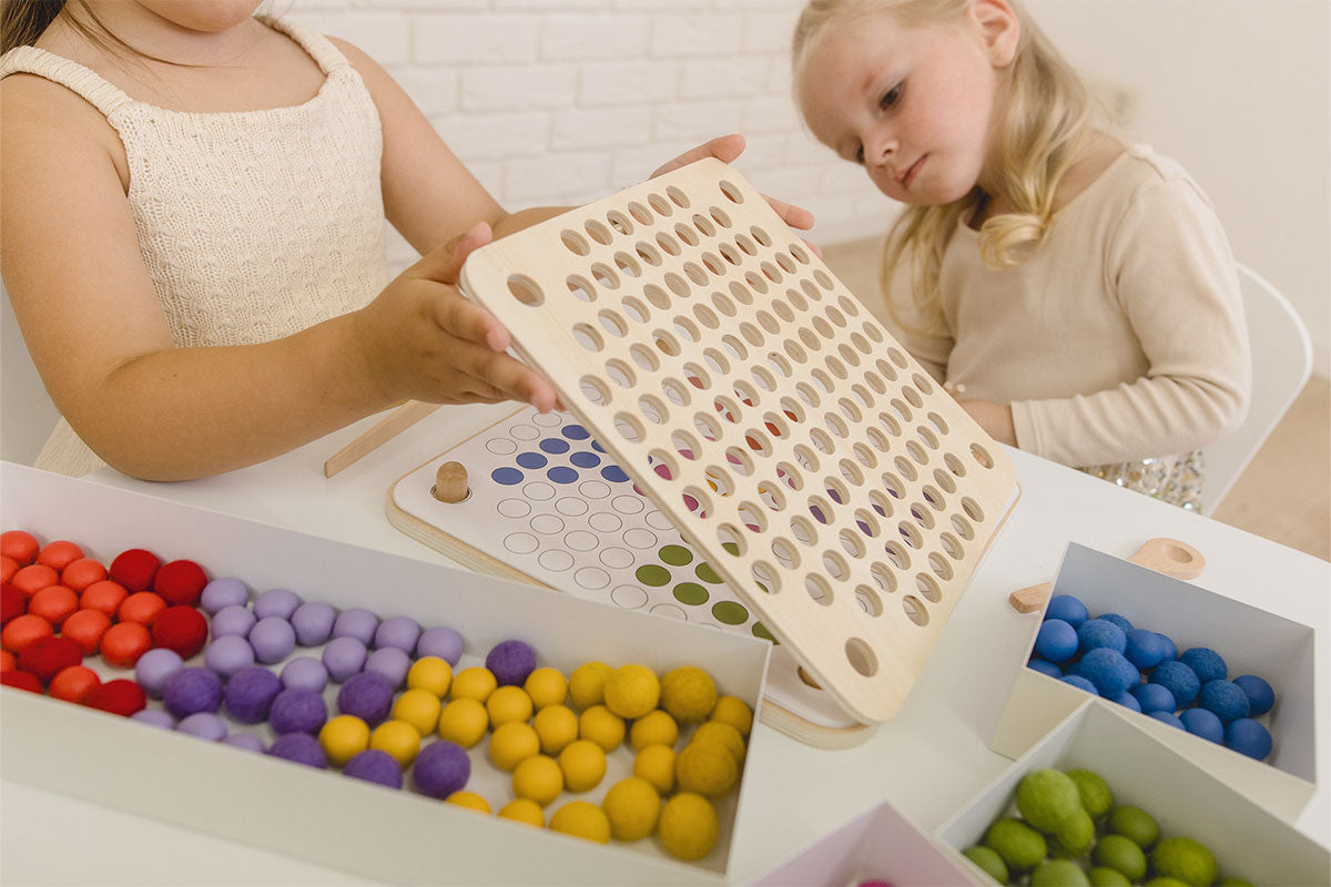 Kugel Sortierspiel 18mm - Set 120 - CHiLA ...einfach gutes Spielzeug!