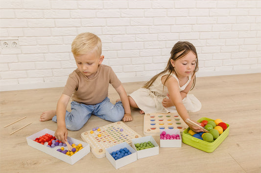 Jeu de tri de billes 18 mm - Lot de 120