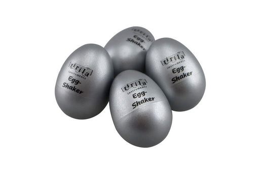 Egg Shaker Silber - Set 4 tirila instruments BLS GmbH, Kopernikusstraße 1, 74670 Forchtenberg; Kontakt: mail@bls.de