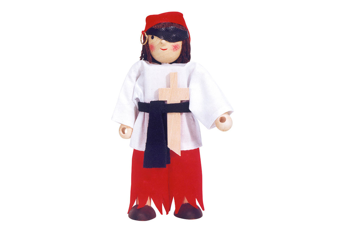 Winzling Biegepuppe - Pirat Krumsäbel Winzlinge® BLS GmbH, Kopernikusstraße 1, 74670 Forchtenberg; Kontakt: mail@bls.de