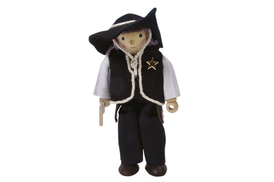 Winzling Biegepuppe - Sheriff Winzlinge® BLS GmbH, Kopernikusstraße 1, 74670 Forchtenberg; Kontakt: mail@bls.de